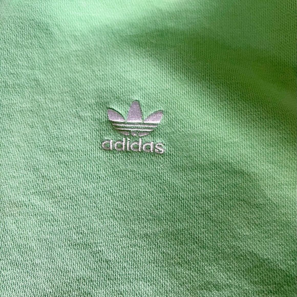 Adidas Originals Trefoil Hoodie Mint Green Size L EUC large - Picture 3 of 4